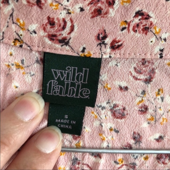 Wild Fable pink floral button down dress Small - Picture 8 of 8